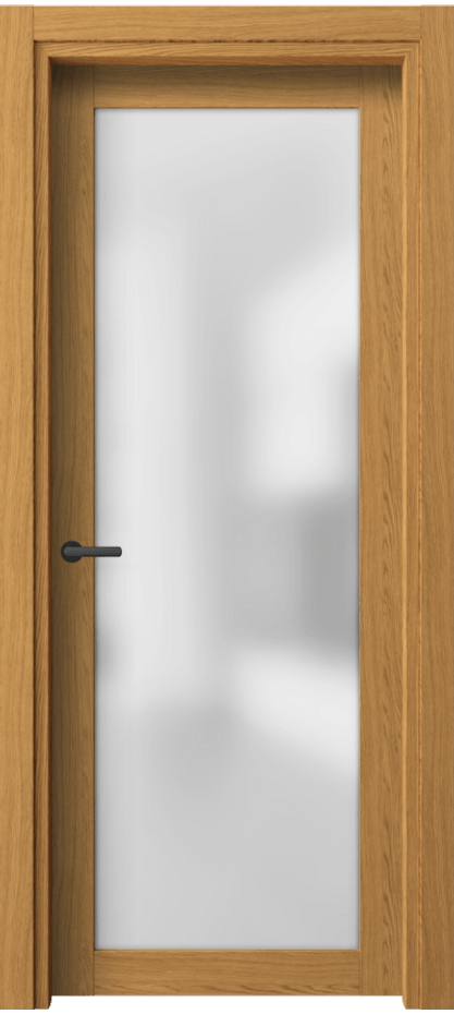 Межкомнатная дверь Neo 2102 Ванильный дуб Сатинированное стекло Цена 34199 ₽ | Volhovec