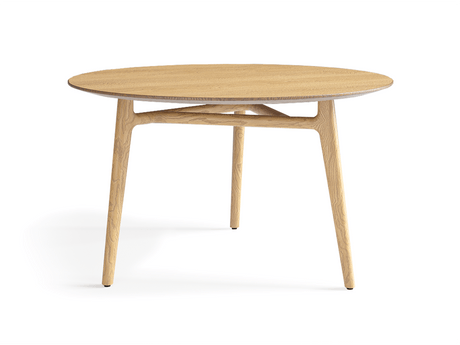 Мебель Стол Primo обеденный круглый 125×125 см. Цвет Дуб пшеничный матовый. Материал Массив дуба матовый. Коллекция Стол Primo обеденный круглый 125×125 см. Картинка.