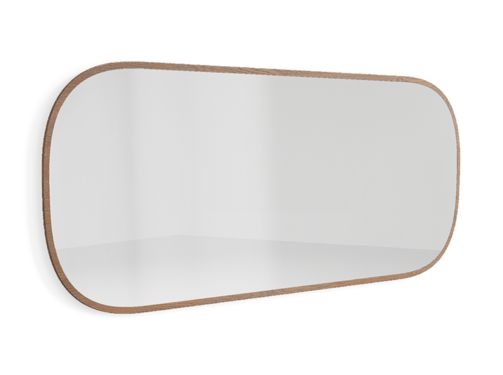 Мебель Зеркало настенное Primo 175×70 см. Цвет Дуб каштановый матовый. Материал Массив дуба матовый. Коллекция Зеркало настенное Primo 175×70 см. Картинка.