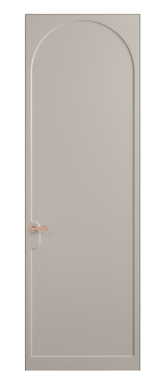 Дверь межкомнатная 7503 МСБЖ. Цвет Матовый светло-бежевый. Материал Гладкая эмаль. Коллекция Softform. Картинка.