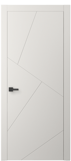 Дверь межкомнатная 8058 МПБЛ. Цвет Матовый пудровый белый. Материал Гладкая эмаль. Коллекция Linea. Картинка.
