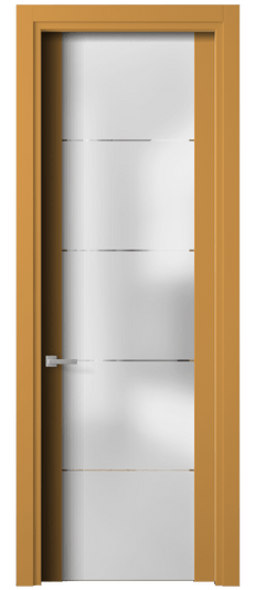 Дверь межкомнатная 4114 - planum Пастельно-жёлтый RAL 1034. Цвет RAL Пастельно-жёлтый RAL 1034. Материал Гладкая эмаль. Коллекция Planum. Картинка.