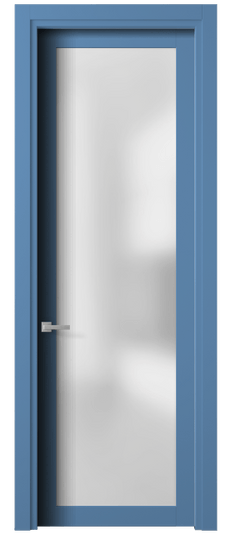 Дверь межкомнатная 2102 - planum NCS S 2040-R80B. Цвет NCS NCS S 2040-R80B. Материал Гладкая эмаль. Коллекция Планум. Картинка.