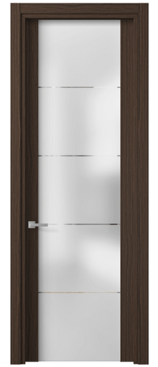 Дверь межкомнатная 4114 МШНЭКТ ГРА. Цвет Экзотик трюфельный матовый. Материал Мультишпон Naturwood. Коллекция Planum. Картинка.