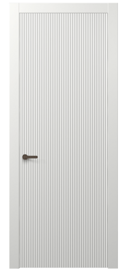 Дверь межкомнатная АКП 8621 МССР. Цвет Матовый светло-серый. Материал Гладкая эмаль. Коллекция Dune. Картинка.