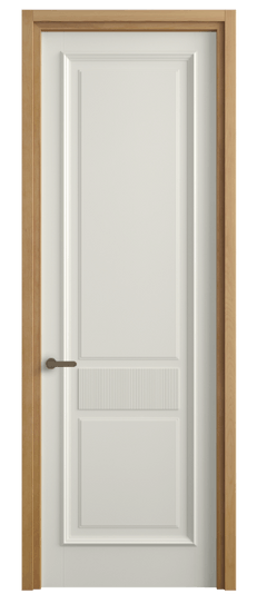 Дверь межкомнатная 6717 БЖМ. Цвет Бук жемчуг. Материал Массив бука эмаль. Коллекция Charm. Картинка.