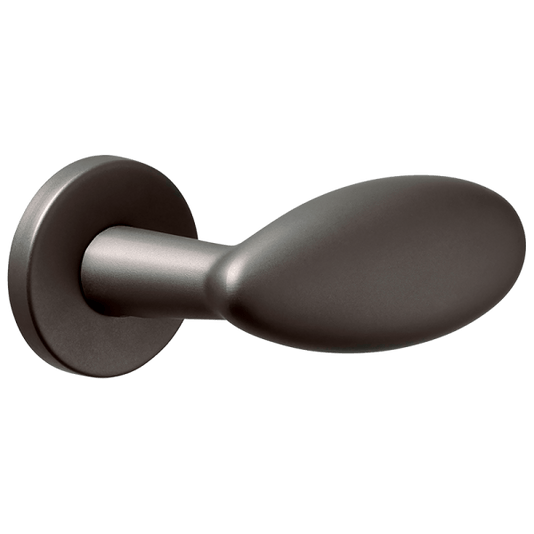 Ручки для дверей Ручка дверная Овум. Цвет Чёрный. Коллекция Овум. Картинка.